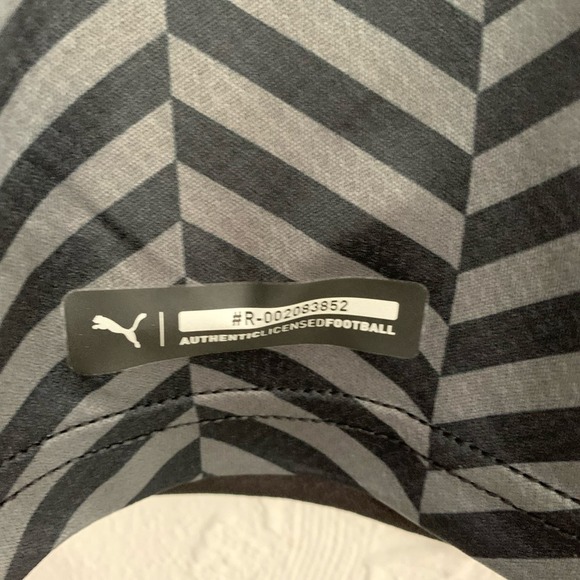 BRAND NEW AUTHENTIC Borussia Dortmund Puma 2021/22 Away Replica Jersey - Black - Picture 4 of 7